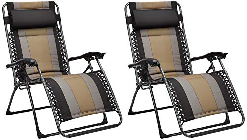 Set de 2 sillas acolchadas con reposacabezas y posavasos
