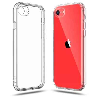 Shamo's Funda Compatible Apple iPhone SE 2022 (3rd Generación), iPhone SE 2020 (2ª Generación), iPhone 8 iPhone 7 Case Transparente, Anti- Choques y Anti- Arañazos, HD Clara