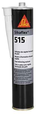 Sikaflex 515, Gris, Sellador multiuso de rápida formación de piel, universal para las aplicaciones de sellado en construcción de vehículos comerciales, interiores y exteriores, 300 ml