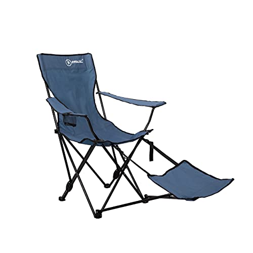 Silla de camping plegable con respaldo