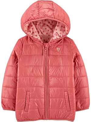 Simple Joys by Carter's Chaqueta Acolchada Niña, Rosa, 2 años
