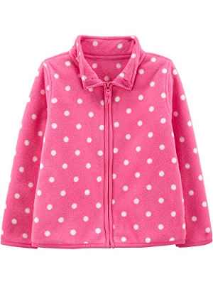 Simple Joys by Carter's Chaqueta de Forro Polar de Cremallera Completa Niña, Rosa, 2 años