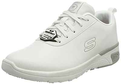 Skechers MARSING GMINA, Zapatos para Profesionales Sanitarios Mujer, White, 37 EU