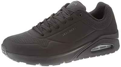 Skechers Uno- Stand On Air, Zapatillas Hombre, Negro (BBK Black Durabuck/Trim), 47.5 EU