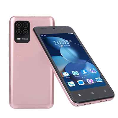 Smartphone 8 Pro de 5 Pulgadas para Android, 2 GB de RAM + 32 GB de ROM, Teléfono Móvil Desbloqueado con Doble Tarjeta de Doble Modo de Espera, Teléfono Móvil con Reconocimiento Facial(Oro rosa)