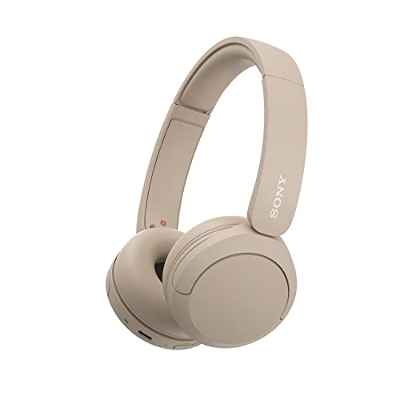Sony WH-CH520 Auriculares Inalámbricos Bluetooth, hasta 50 Horas de Autonomía con Carga Rápida y Estilo Diadema, Blanco