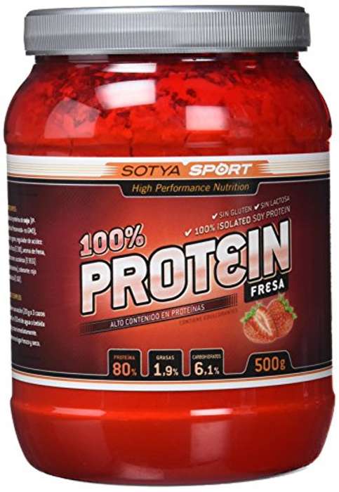 SOTYA Proteína Soja 90% Fresa 500 gr