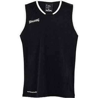 Spalding Move Tank Top Black/White M Camiseta, Unisex Adulto, Negro/Blanco
