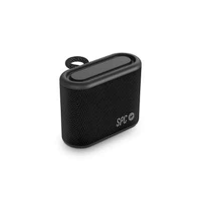 SPC Sound Miximax – Altavoz Bluetooth portátil, tamaño Compacto, Gran autonomía de 24 Horas, batería Potente, 5W, Resistencia al Agua IPX7, True Wireless Stereo, USB-C, diseño Textil