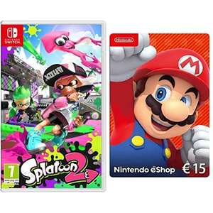 Splatoon 2, Edición Estándar +Tarjeta Regalo 15€ Nintendo eShop