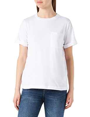 SPRINGFIELD Camiseta Bolsillo básica, Blanco, L para Mujer