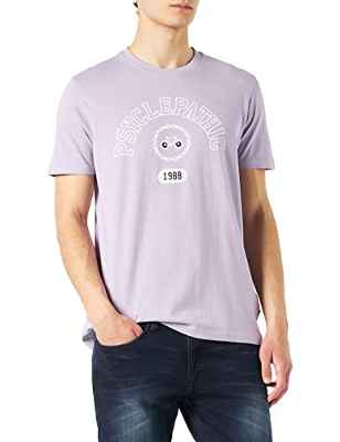 Springfield Camiseta Manga Corta Bici Cadena, Morado/Lila, S para Hombre