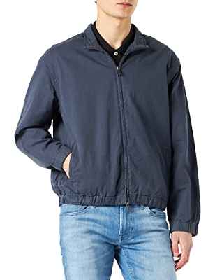 Springfield Chaqueta Harrington, Azul Medio, L para Hombre