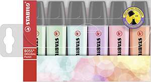 STABILo Marcador BOSS ORIGINAL Pastel 6 unidades