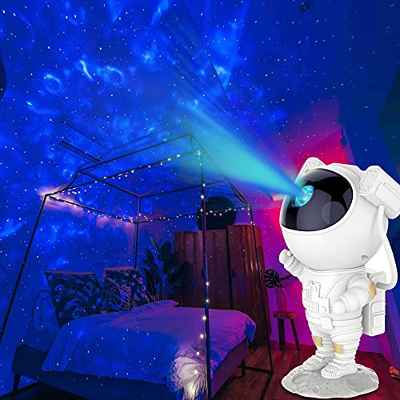 Star Light Projector, Astronaut Galaxy Proyector de luz con Control Remoto Brillo Ajustable Proyector de luz Nocturna múltiple para niños, Adultos, Dormitorio, Fiesta, decoración de la habitación