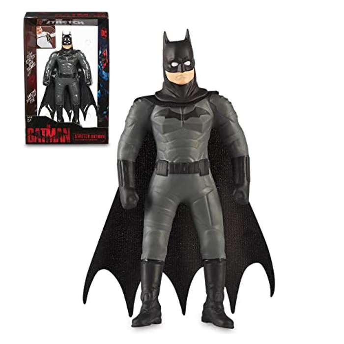 Stretch - Batman con Traje Negro, Juguete de la Liga de la Justicia de DC