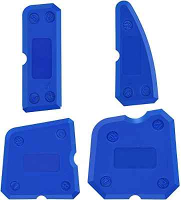 Sunnysam Juego de 4 herramientas de silicona Caulking para juntas de silicona (azul)