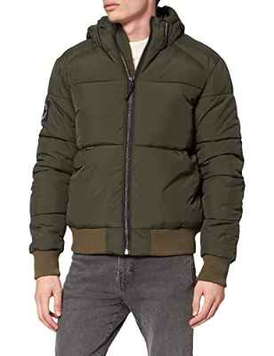 Superdry Mountain Recreational Jacket Chaqueta, Verde Caqui, S para Hombre