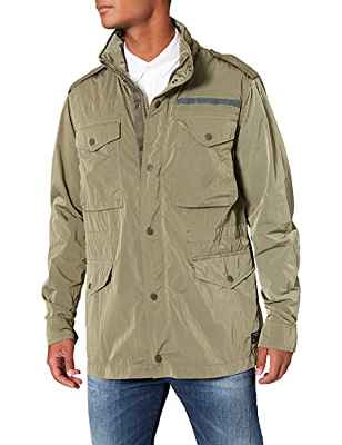 Superdry New Military Field JKT Chaqueta para Hombre, Caqui, Large