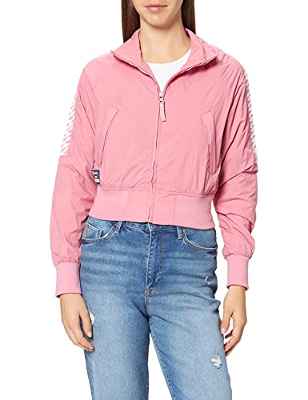 Superdry Non Hooded Track Wind Runner Chaqueta, Montauk Blush, M para Mujer