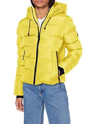 Superdry Spirit Sports Puffer Chaqueta, Nautical Yellow, XS (Talla del Fabricante:8) para Mujer