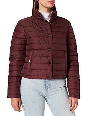 Superdry Studios Boxy Fuji Chaqueta, Rich Deep Burgundy, M para Mujer