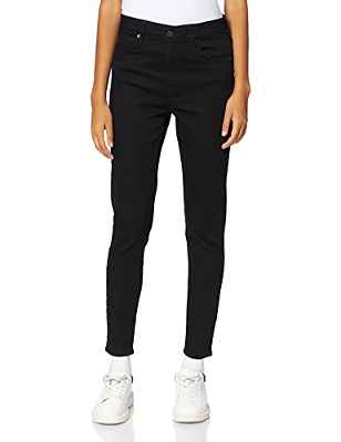 Superdry Studios High Rise Skinny Jeans, Stay Negro, 26W / 30L para Mujer