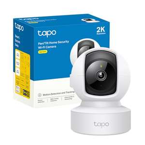 Tapo C212 - Camara Vigilancia Wi-Fi/Ethernet Interior, 2K(3MP), Visión Nocturna, Soporta Tarjeta SD hasta 512 GB, Detección de Movimiento