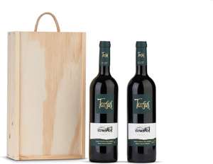 Tarsus Reserva Caja de madera Premium 2 botellas D.O. Ribera del Duero Vino - 750 ml.