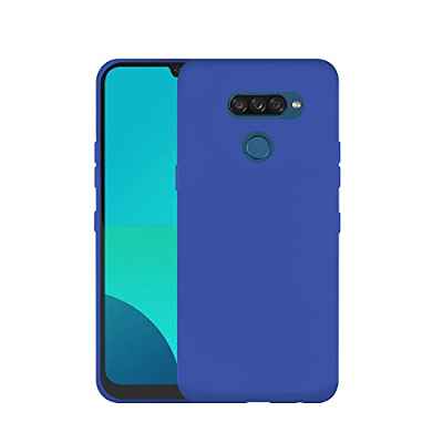 TBOC Funda de Gel TPU Azul Compatible con LG K50S [6.5 Pulgadas] Carcasa de Silicona Ultrafina y Flexible Teléfono Móvil [No es Compatible con LG K50]