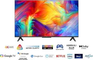 TCL 50P739 Smart TV 50" con 4K HDR, Ultra HD, Google TV, Motion Clarity, Game Master, Dolby Vision y Atmos, Google Assistant y Alexa
