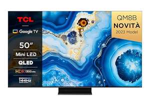 TCL 50QM8B - TV MiniLED 50”, QLED 144Hz, 4K HDR Premium, Google TV, Dolby Atmos, Game Master Pro 2.0