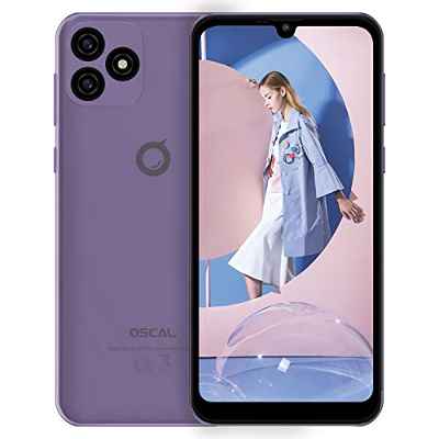 Teléfono Móvil Libres Barato, OSCAL C20 Pro Android 11 Smartphone 4g, 6,088" HD+ Procesador de Otca-Core 32GB ROM 128GB Ampliable MicroSD, Cámara 8MP, Face ID Dual SIM Oferta Moviles - Azul