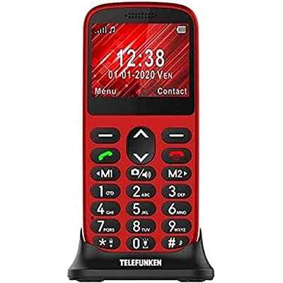 Telefunken - Teléfono móvil S420, Rojo