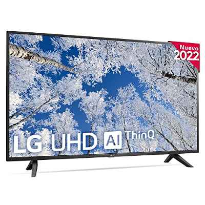 Televisor LG 43UQ70006LB - Smart TV webOS22 43 pulgadas (108 cm) 4K UHD, Procesador de Gran Potencia 4K a5 Gen 5, compatible con formatos HDR 10, HLG y HGiG