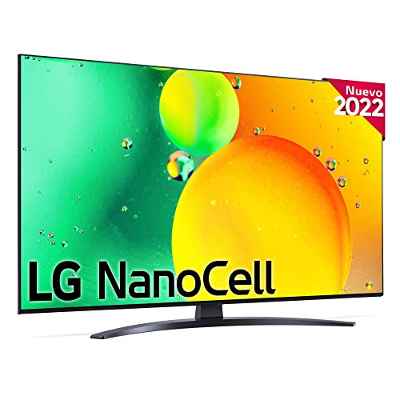 Televisor LG 50NANO766QA - Smart TV webOS22 50 pulgadas (126 cm) 4K Nanocell, Procesador de Gran Potencia 4K a5 Gen 5, compatible con formatos HDR 10, HLG y HGiG