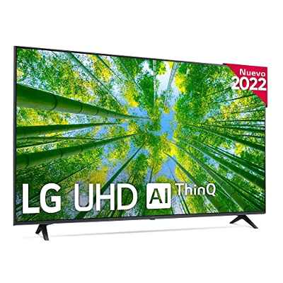 Televisor LG 50UQ80006LB - Smart TV webOS22 50 Pulgadas (126 cm) 4K UHD, Procesador de Gran Potencia 4K a5 Gen 5, Compatible con formatos HDR 10, HLG y HGiG