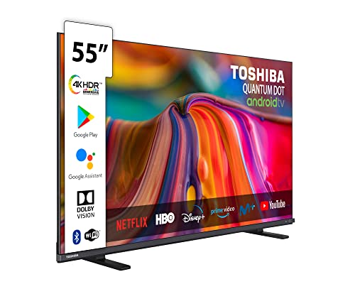 Televisor Qled Android TV de 55" Toshiba