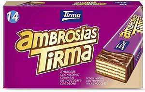 Tirma Ambrosía Cubierta de Chocolate con Leche 301g 14ud