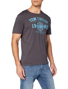 TOM TAILOR Camiseta con Logotipo Impreso para Hombre (varias tallas)