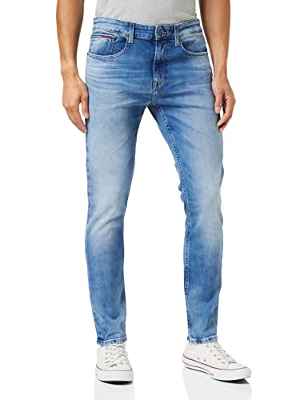 Tommy Hilfiger Austin Slim Tapered WLBS Vaqueros, Wilson Light Blue Stretch, W29 / L32 para Hombre