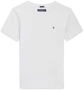 Tommy Hilfiger Boys Basic Vn Knit S/S Camiseta para Niños