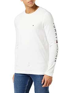 Tommy Hilfiger Camiseta de Manga Larga Hombre Tommy Logo Long Sleeve Tee con Cuello Redondo Slim Fit