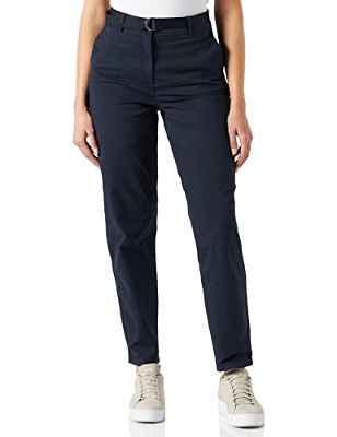 Tommy Hilfiger CO Twill Tapered Chino Pant Pantalones, Desert Sky, 44 para Mujer