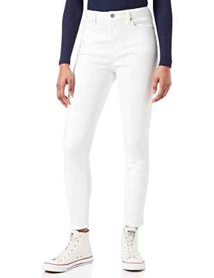 Tommy Hilfiger Harlem U Skinny HW CW Jeans, Marfil, 26W / 30L para Mujer
