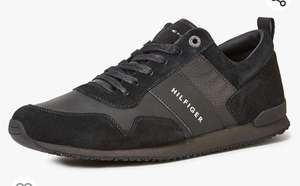 Tommy Hilfiger Hombre Sneaker Running Iconic Leather Suede Mix Runner Zapatillas Deportivas (Varias tallas)