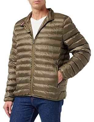 Tommy Hilfiger Packable Circular Jacket Chaqueta, Faded Military, XL para Hombre