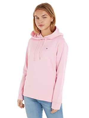 Tommy Hilfiger Sudadera con Capucha Regular, Classic Pink, S para Mujer