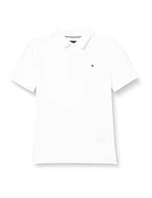 Tommy Hilfiger Tj TD Camisa de Polo, White, 92 cm para Niños