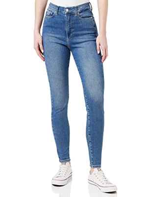 Tommy Jeans Melany UHR SPR SKNY CE636 Jeans, Denim Medium, 27W / 30L para Mujer